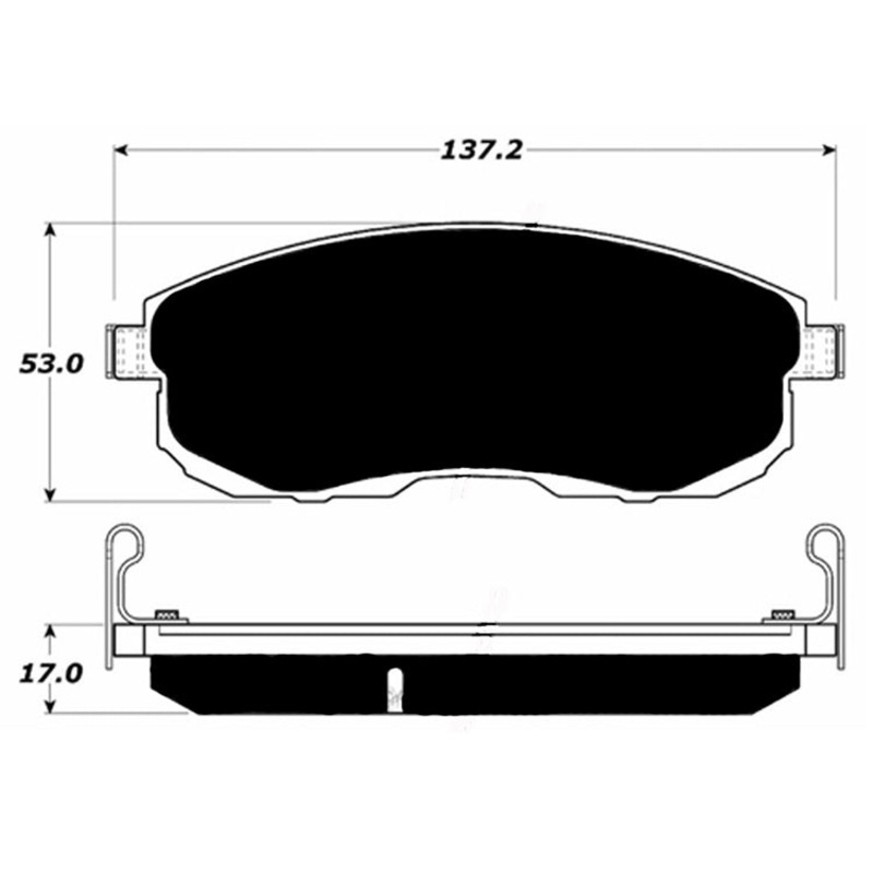 Porterfield Brake Pads for 1994 NISSAN MAXIMA