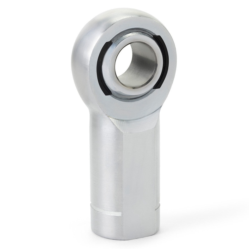QA1 XFL16 X Series Alloy Loader Slot Rod End 1in. Bore 1-1/4in.-12 LH Female Thread PTFE Lined