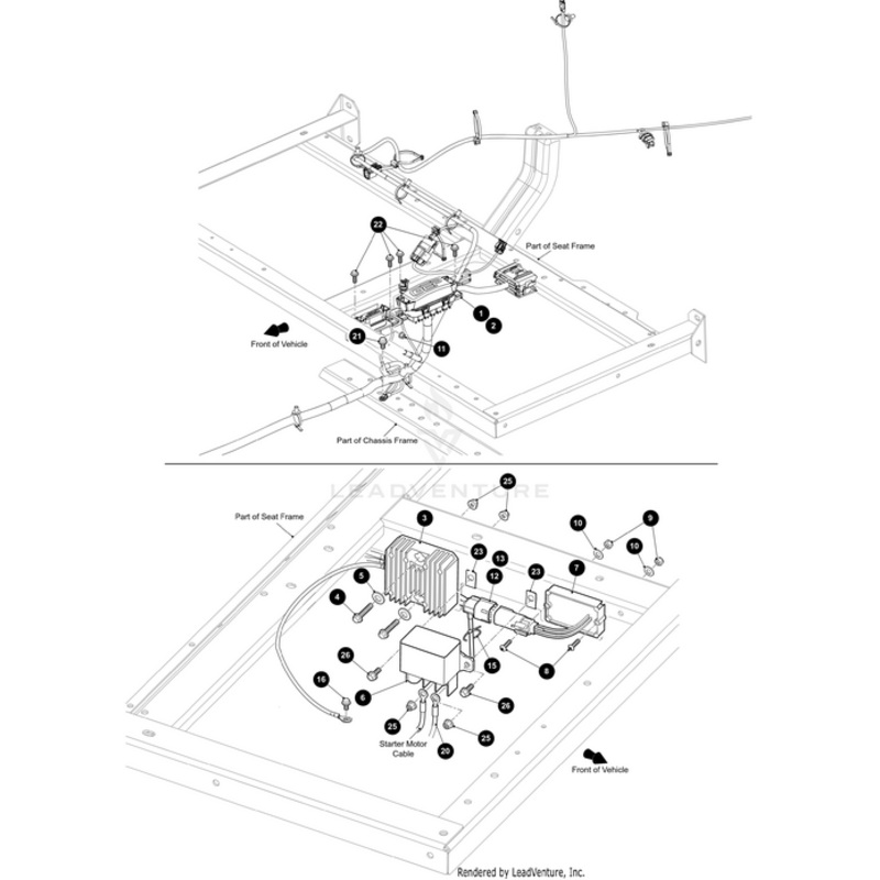 UTV Main Rear Harness by Arctic Cat