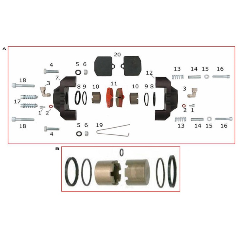 12. SAN.2004D CRG Brake Caliper Half Ven08 LH