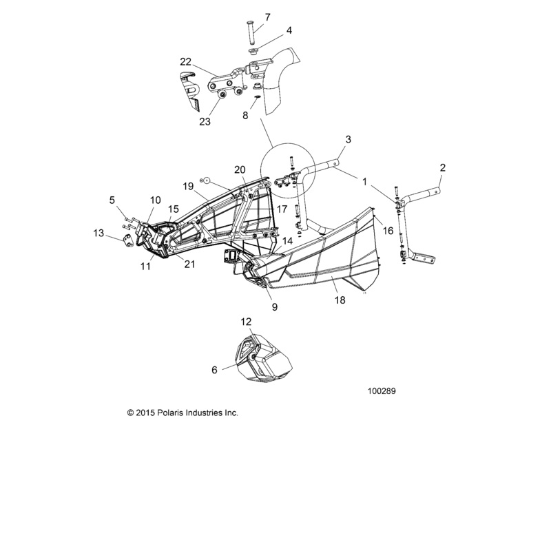 Striker Assembly, Left by Polaris