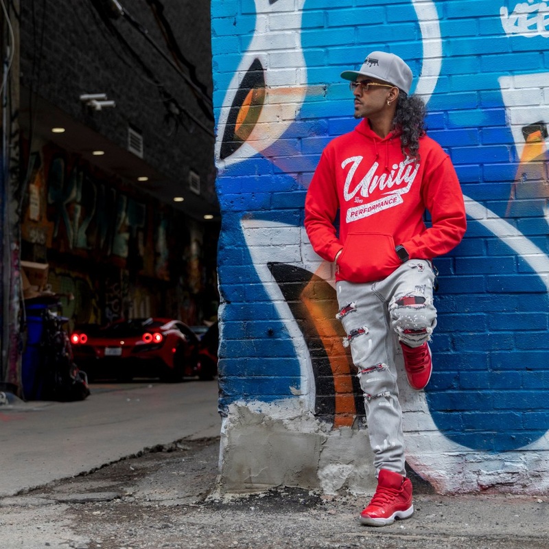 Unity Performance “UNITY CAMO” Red Hoodie