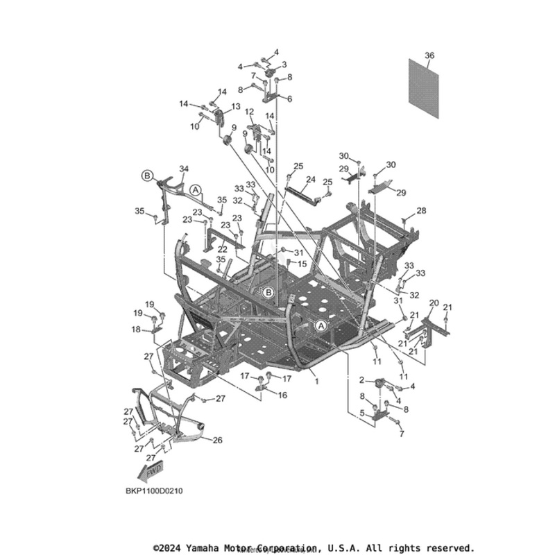 Frame Reinforcement 1 by Yamaha