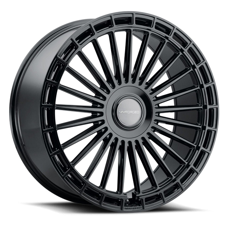 MV Forged MVF40 22″ 5×112 Gloss Black (Custom Wheel)