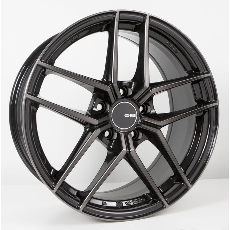 Enkei TY5 18×9.5 5×120 35mm Offset 72.6mm Bore Pearl Black Wheel