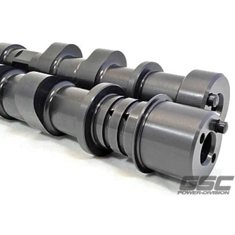 GSC Power Division Cam Set Designed for Street / Road Racing flat tq curve, Stock-400whp 4G63T Evo 9 Mivec