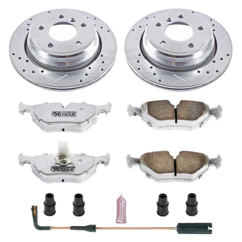 PowerStop Power Stop 01-03 BMW 525i Rear Z26 Street Warrior Brake Kit