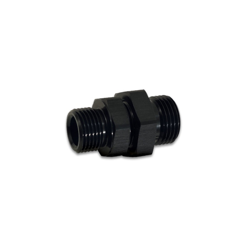 Vibrant -10AN to -10AN Male to Male Union Adapter – Anodized Black