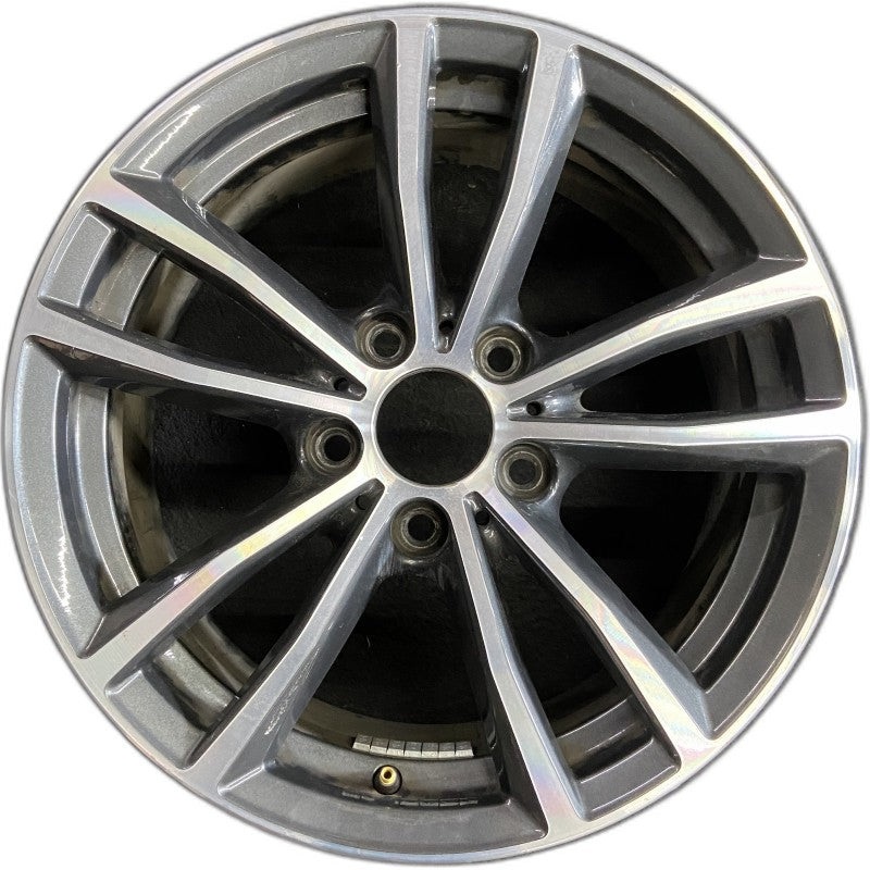 17″ BMW 230i 20 17×7.5 5 spoke double spoke narrow spoke dark gray Original OEM Wheel Rim