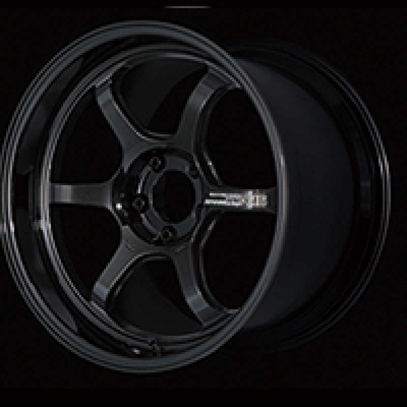 Advan R6 18×12.0 +25 5-114.3 Racing Titanium Black Wheel