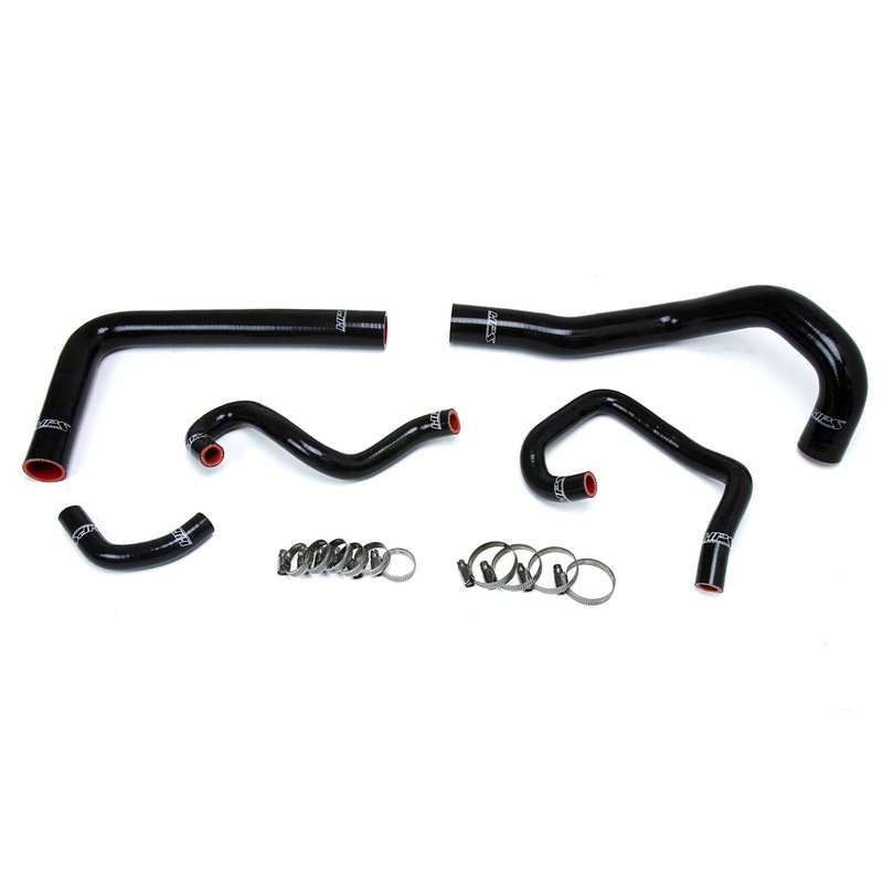 HPS Silicone Radiator + Heater Coolant Hose Kit | 1993 – 1998 Toyota Supra  (57-1613-BLK)