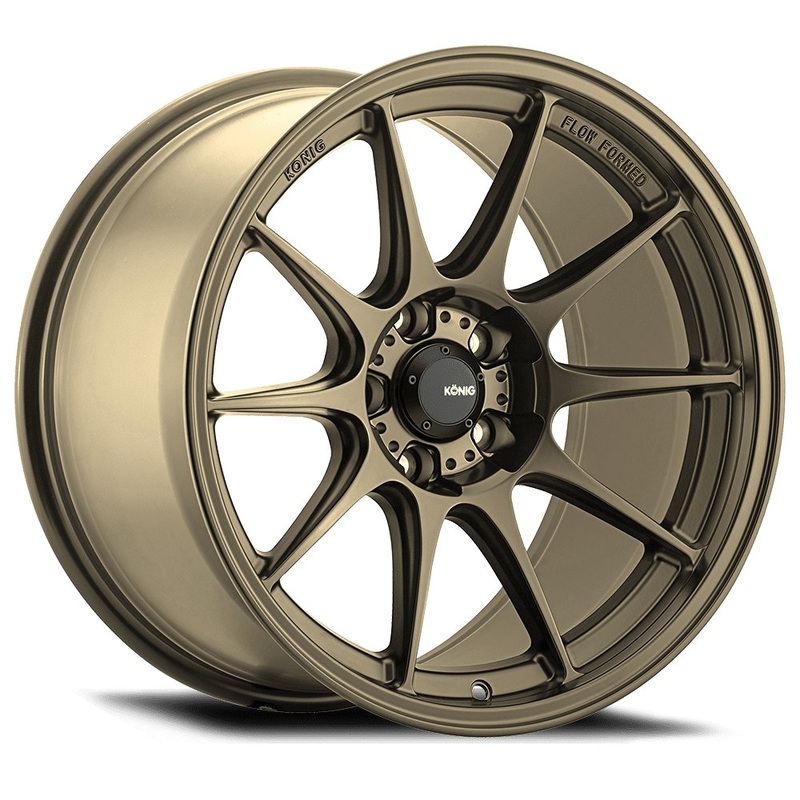 Konig 17″ Dekagram 5X114.3 Wheel – Gloss Bronze