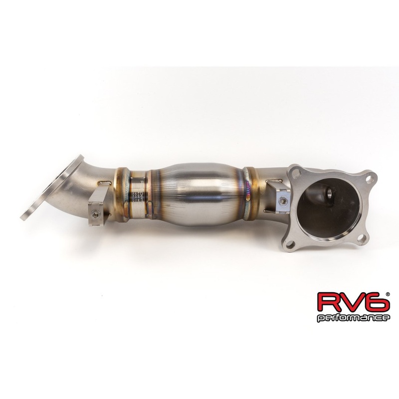 RV6 Catted Downpipe | 17-23+ Type R FK8 & FL5, 23+ Integra Type S DE5