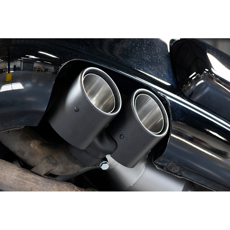 SOUL 09-11 Porsche 997.2 Carrera Bolt On Exhaust Tips – Dual Wall Carbon Fiber
