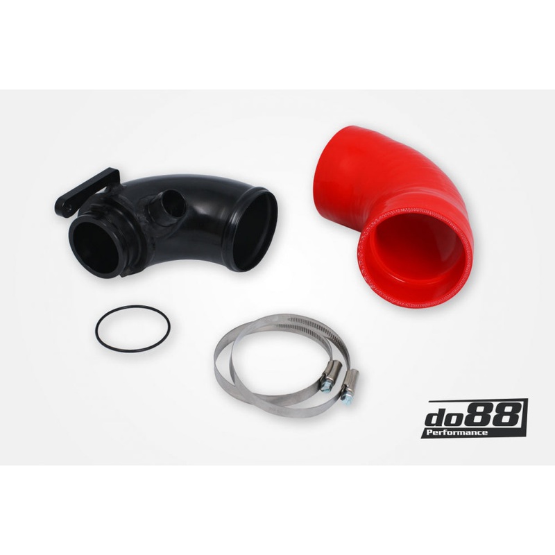 VAG 1.8/2.0 TSI (MQB) Turbo inletpipe, Red hose, Hybrid Turbo, do88 Airbox