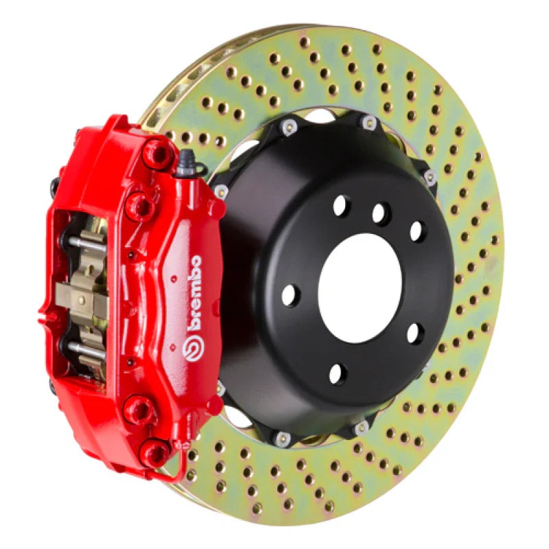Brembo Rear BBK 4 Piston Cast – Drilled Rotors | 2023+ Toyota GR Corolla (2P1.8062A2)