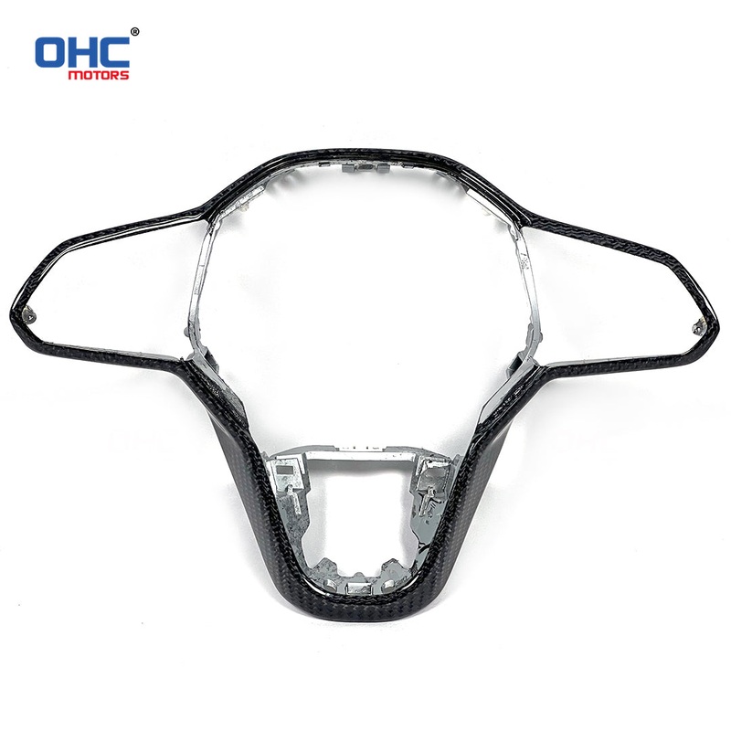 Carbon Fiber Trim for Volkswagen VW Golf MK8 PASSAT B8 POLO VI Steering Wheel