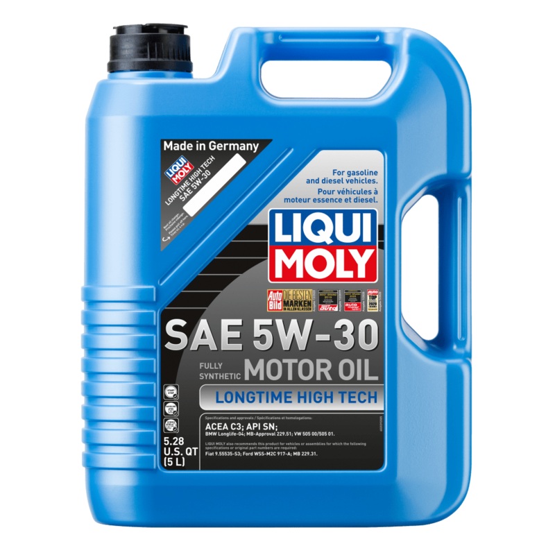 LIQUI MOLY 5L Longtime High Tech Motor Oil 5W30 – Case of 4