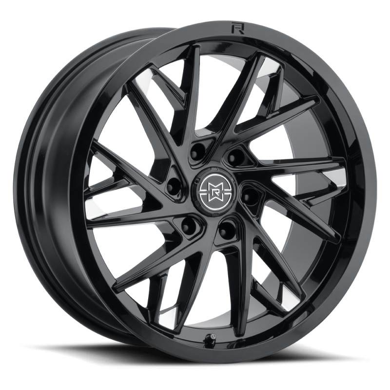 Method Raised MR801 20×10 / 8×6.5 BP / -18mm Offset / 121.3mm Bore – Gloss Black Milled Wheel