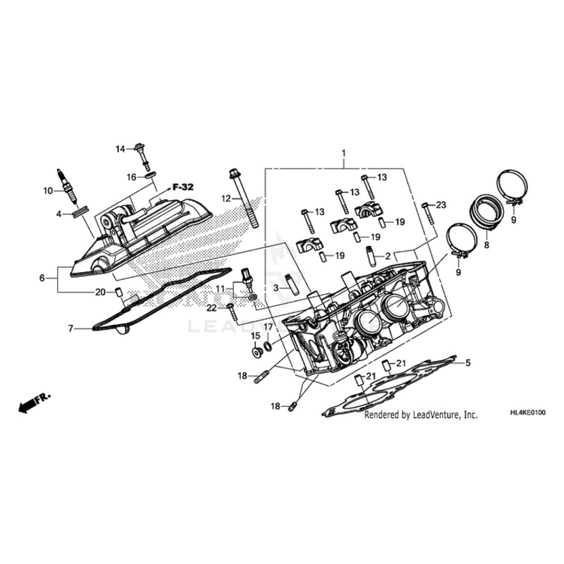 Pin, Dowel (10X16) by Honda
