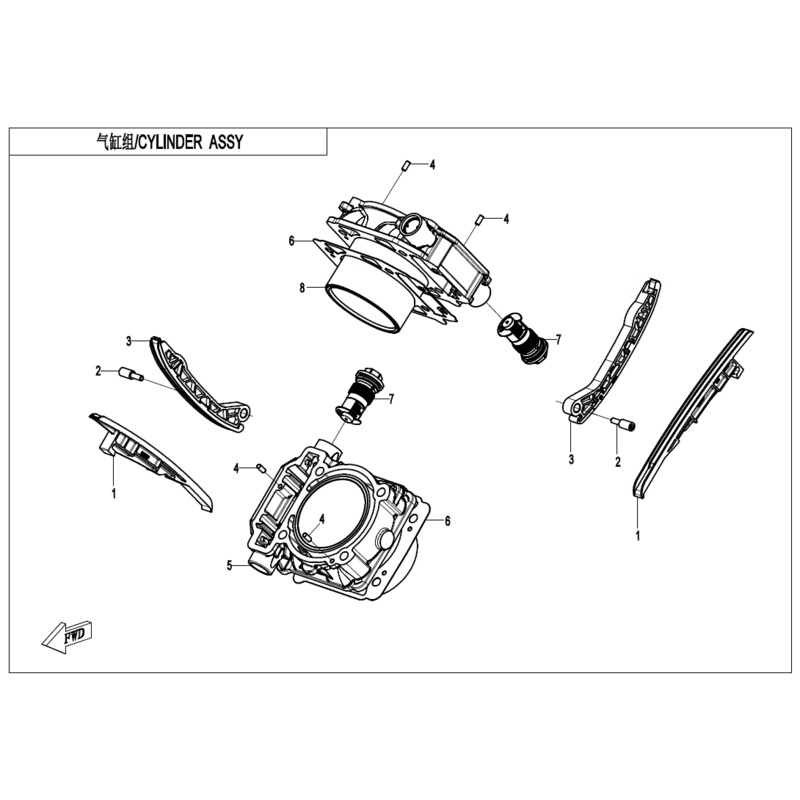 Tensioner Assembly by CF Moto