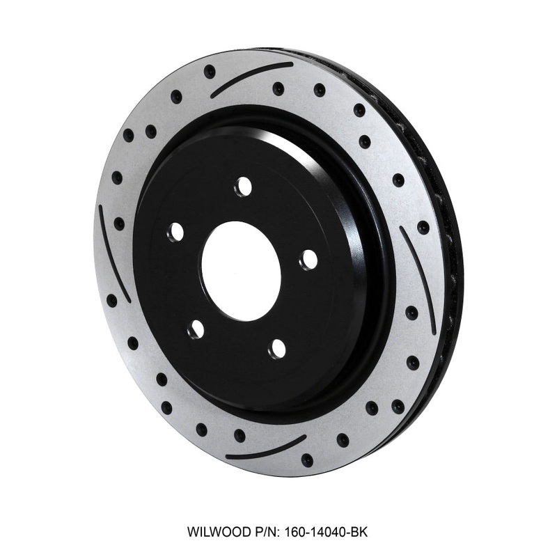 Wilwood Rotor-Rear-SRP-C5/C6 Vette-RH-BLK 12.00 x 1.03 – 5 x 4.75in