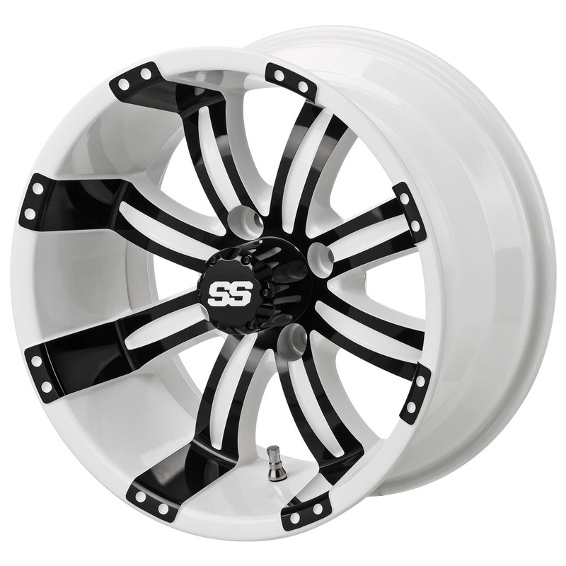 LSI 12″ Casino White & Black Wheel