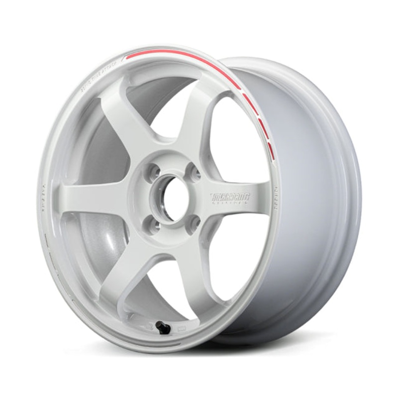 Volk Racing TE37 Sonic Time Attack Wheel  – 16×7.0 +49 | 4×100 |  White / REDOT