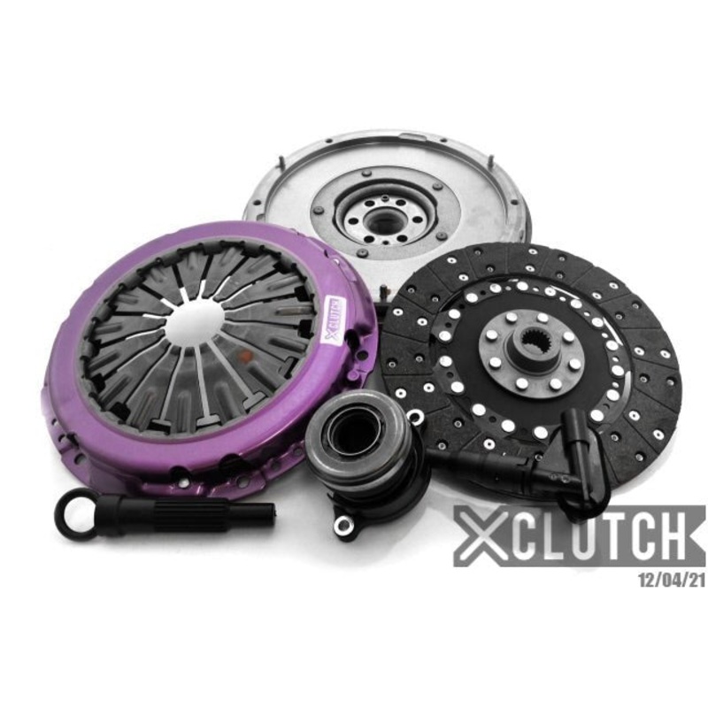 XClutch Clutch Kit Inc Dual Mass Flywheel + HRB; Stage 1 Single Solid Organic Disc