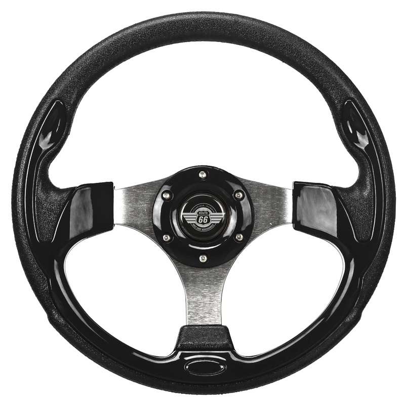 12.5″ Black Steering Wheel for Club Car