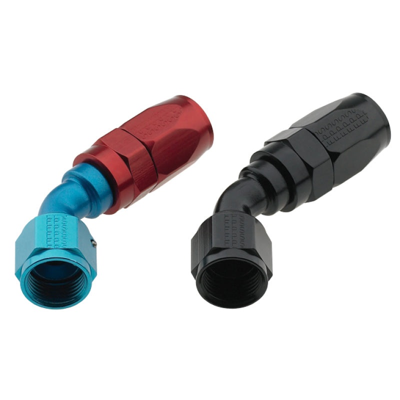 Fragola -6AN Nut x -8AN Hose 45 Degree Expanding Hose End – Black