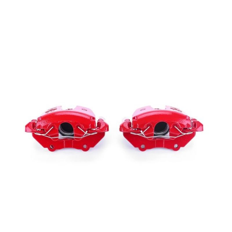 Power Stop 08-09 Mazda 3 Front Red Calipers w/Brackets – Pair