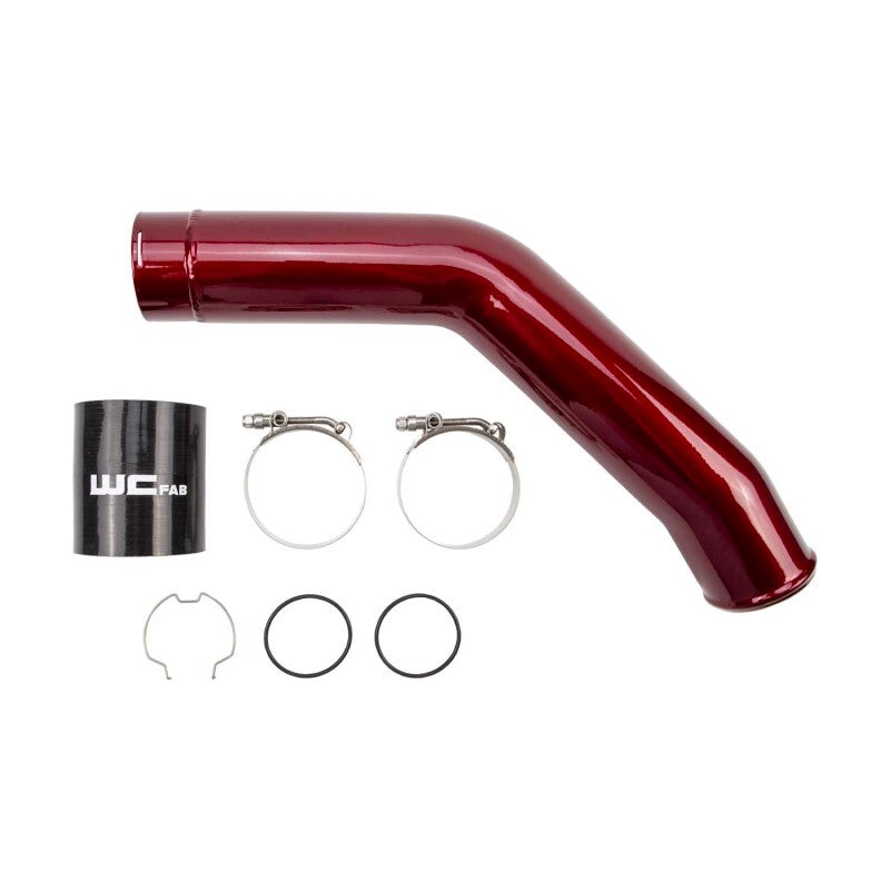 Wehrli 15-24 Ford 6.7L Power Stroke 3in Hot Side Intercooler Pipe – Grape Frost