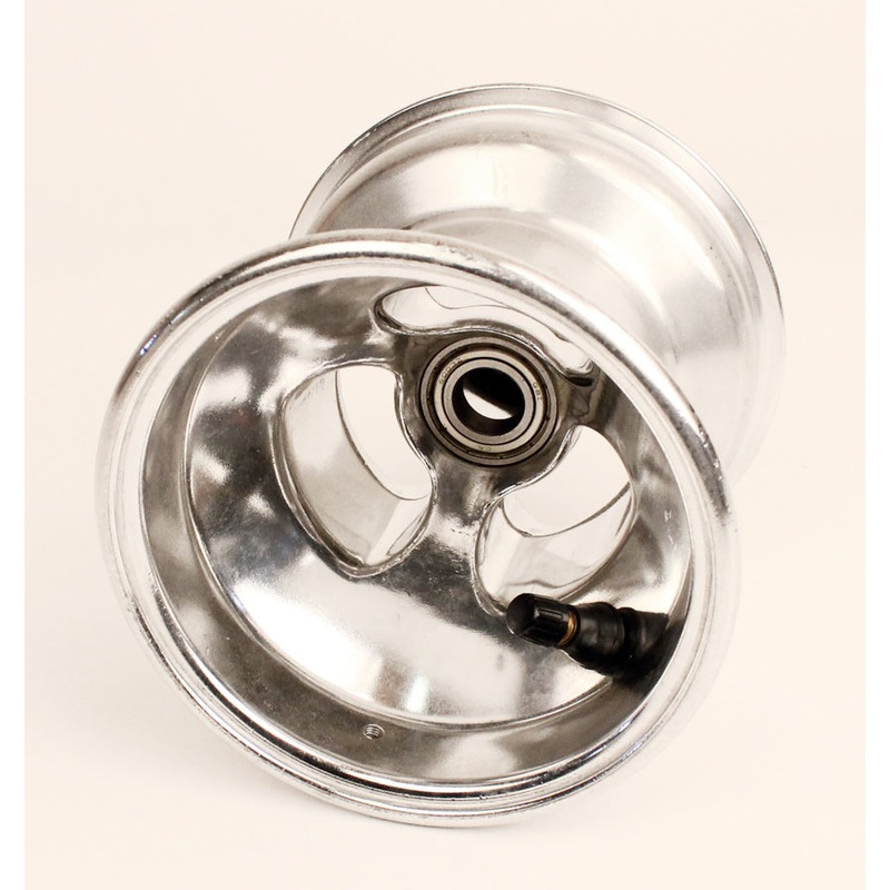 1. 5500.10.55-LU Birel Polished Aluminum 17mm DSM Wheel 120mm x 5″