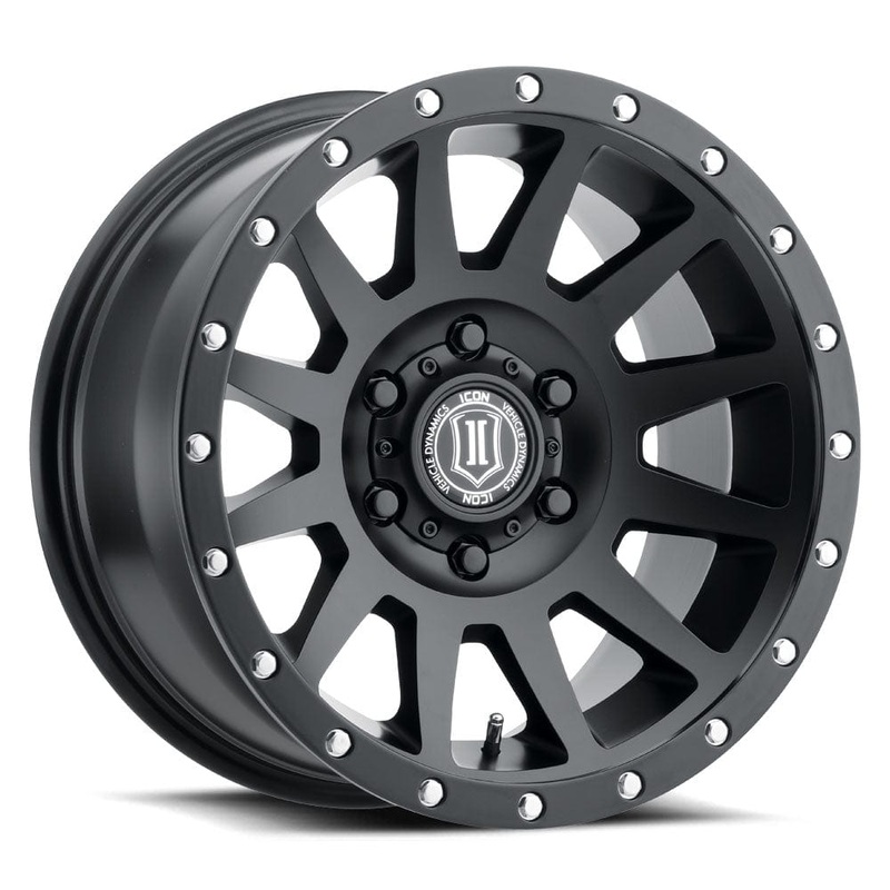 ICON Alloys Compression 20″ 6×135 Satin Black