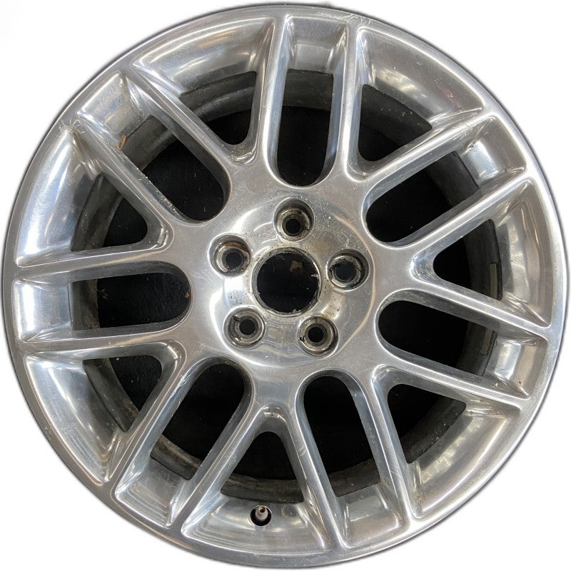 18″ MUSTANG 12 18×8 aluminum TPMS 14 spoke 7 split spokes polished Original OEM Wheel Rim
