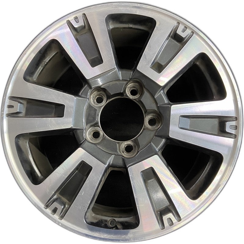 20″ TUNDRA 18-21 20×8 alloy 6 spoke exposed lug nuts gray inlay Original OEM Wheel Rim