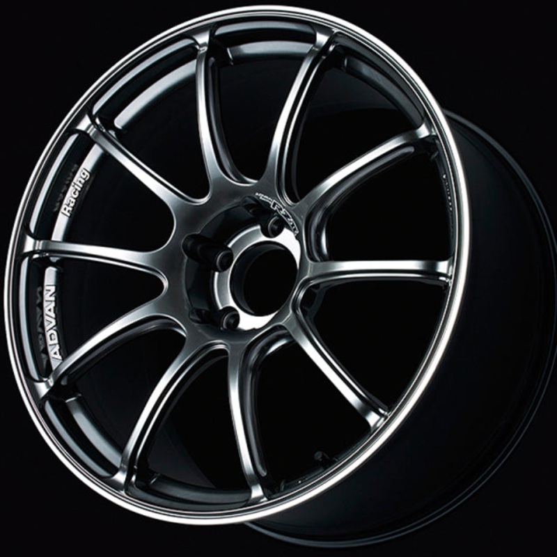 Advan RZII Wheel – 18×7.5 +48 | 5×112 | Racing Hyper Black & Ring