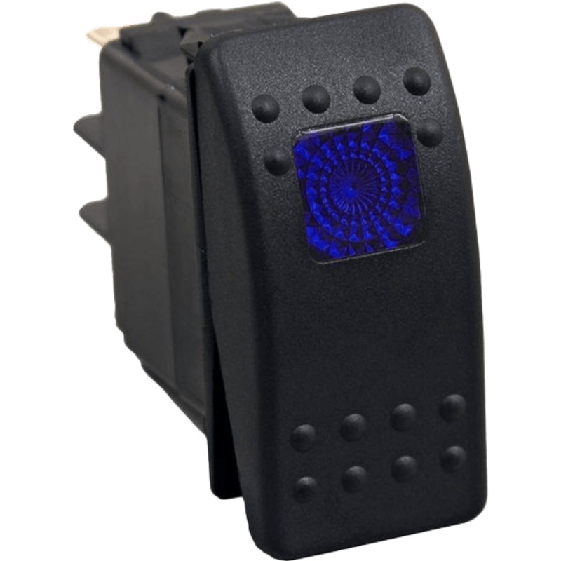 Lighted Rocker Switch Blue by Open Trail