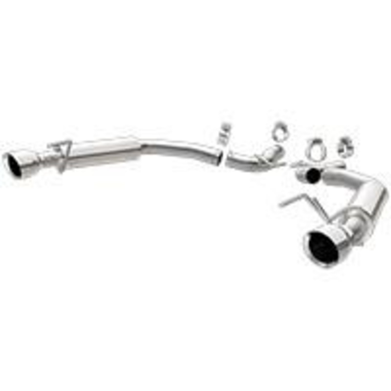 Magnaflow Axle Back, SS, 2.5in, Competition, Dual Split Polish 4.5in Tip | 2015+ Ford Mustang Ecoboost (19179)