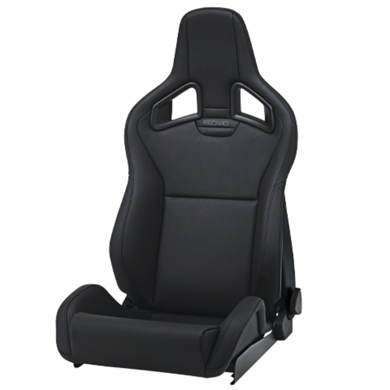 Recaro Sportster CS Seat Bolster Vinyl black, Insert Suede Black (driver)
