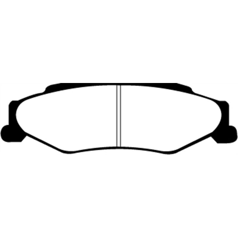 EBC 03-04 Cadillac XLR 4.6 Greenstuff Rear Brake Pads