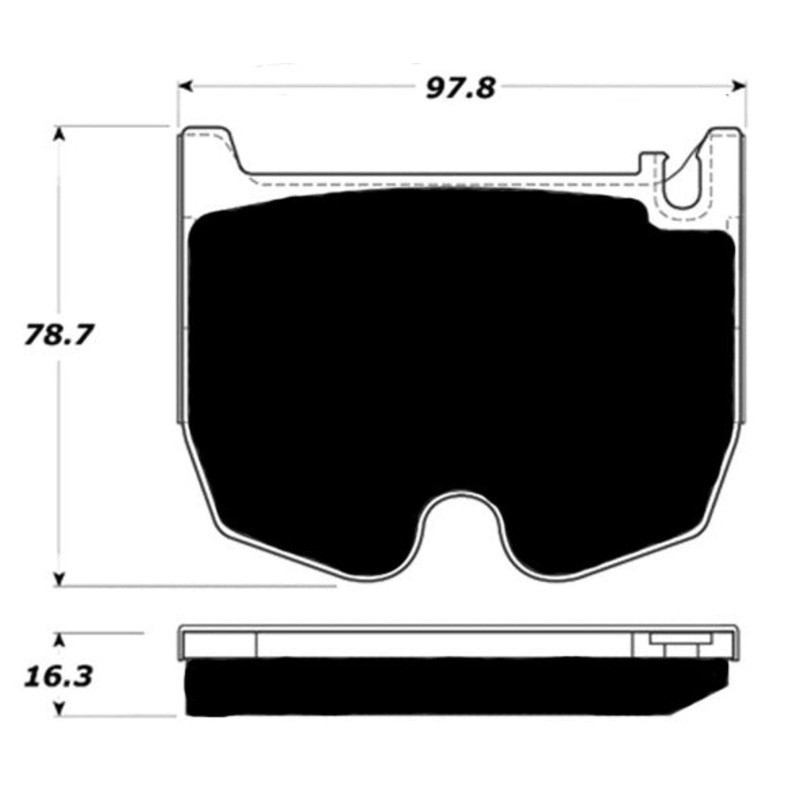 Porterfield Brake Pads for 2007 MERCEDES-BENZ SL600