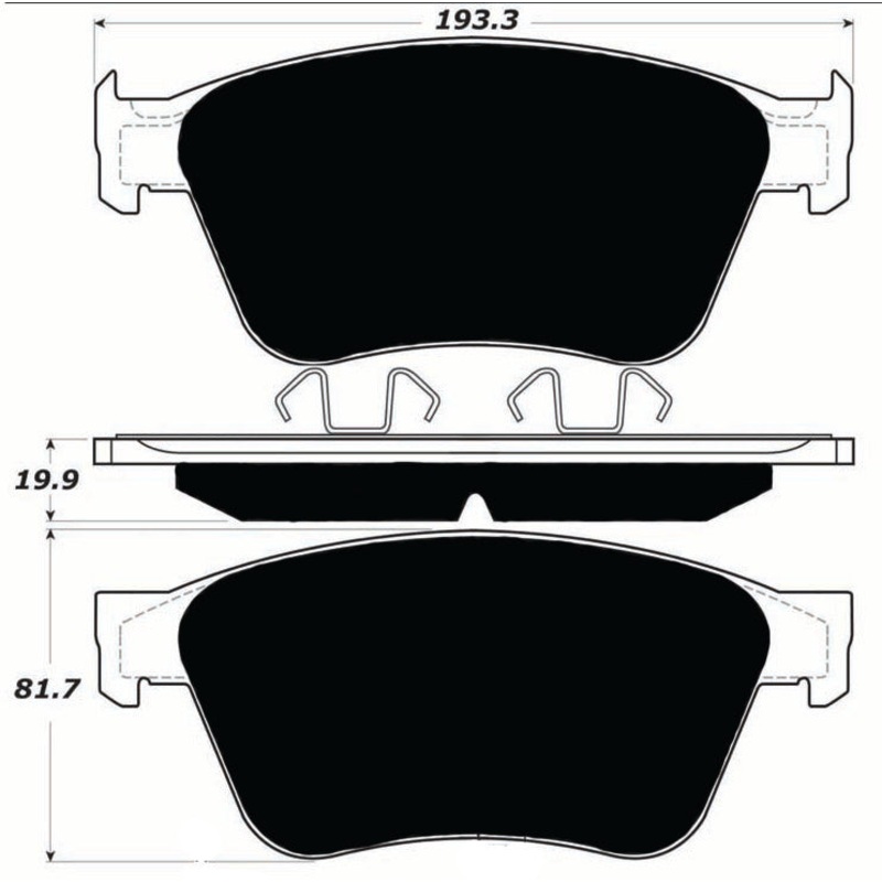 Porterfield Brake Pads for 2008 BENTLEY CONTINENTAL
