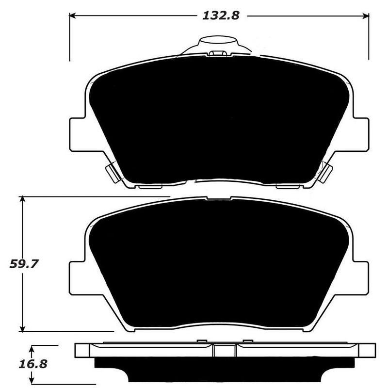 Porterfield Brake Pads for 2012 HYUNDAI SANTA FE