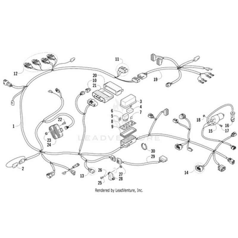 Power Distribution Module Decal by Arctic Cat