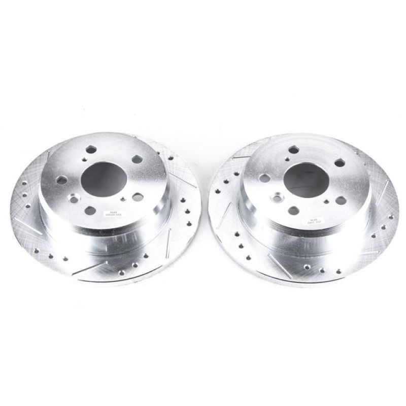 Power Stop 02-03 Lexus ES300 Rear Evolution Drilled & Slotted Rotors – Pair