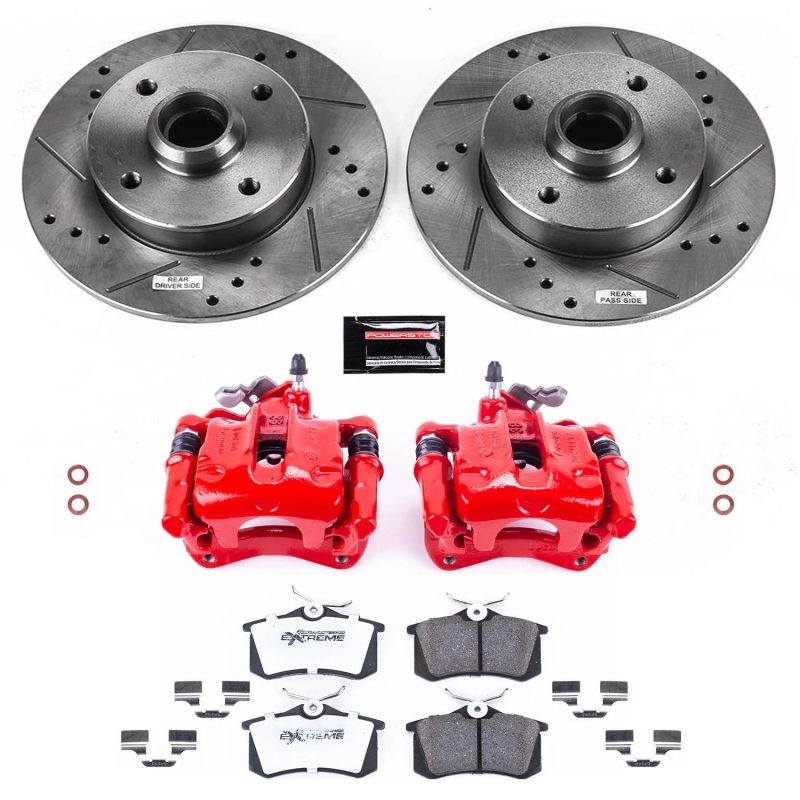 PowerStop Power Stop 93-94 Volkswagen Golf Z26 Street Kit w/ Calipers – Rear