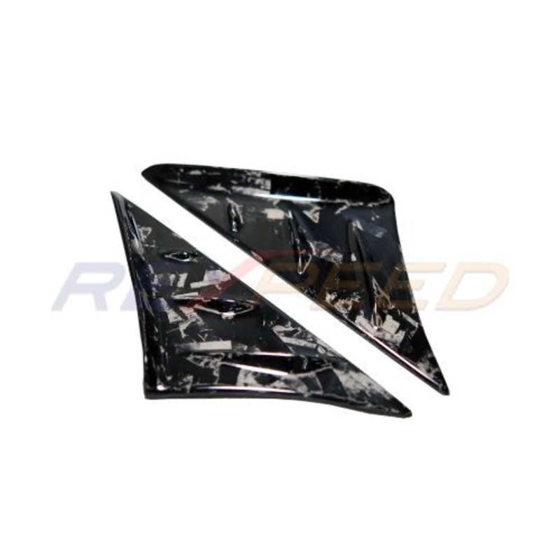 Rexpeed 2020+ Supra GR V1 Forged Carbon Fiber Anti-Buffeting Wind Deflector | TS21FC / TS21FCM