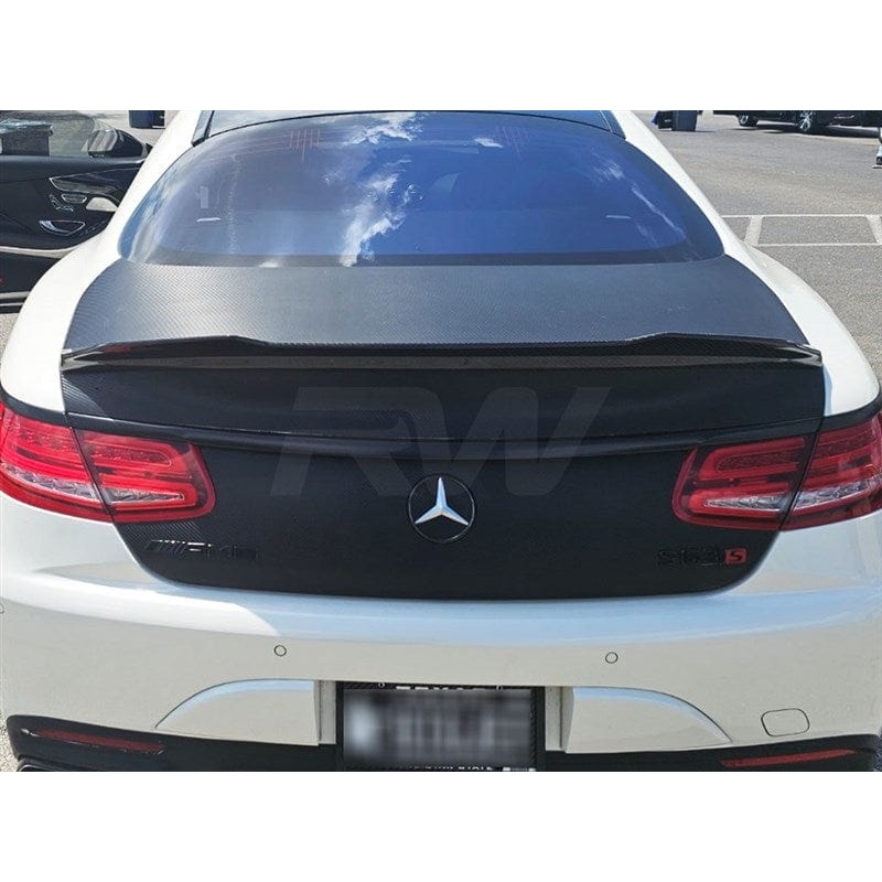 RW Carbon DTM Carbon Fiber Trunk Spoiler – Mercedes / C217
